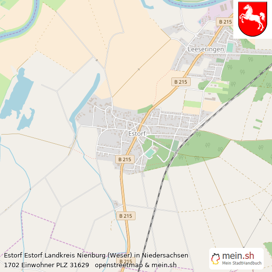 Estorf Estorf Landkreis Nienburg (Weser) Lageplan © Openstreetmap Contributors Estorf Estorf Lageplan